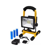 Şarjlı Spot Lamba Projektör Güçlü Led Aydınlatma Wt-329 Siyah