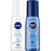 Nivea 2'li Pump Sprey (Fresh Kadın & Fresh Erkek)