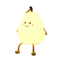 Luckystar1 Eternal Luck 7 Renk Değişen Armut Gece Lambası Beyaz