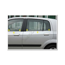 Woc Chrome Hyundai Getz Krom Cam Çıtası 2002-2011 6 Parça  Paslanm