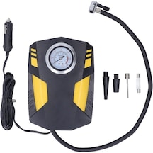 12v Profesyonel Analog Göstergeli Oto Hava Kompresörü Led Işıklı Lastik Şişirme Pompası 0