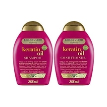Keratin Oil Kırılma Karşıtı Sülfatsız 385 Ml Şampuan + 385 Ml Saç Kremi 2&apos Li Set