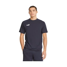 Puma Teamfinal Casuals Tee Erkek Futbol Tişörtü 65738506 Lacivert 001
