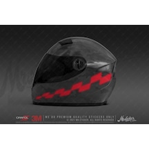 Rfhlm239-Reflektif Kask Seritleri V1 Kırmızı