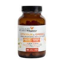 Vitamost Citicolin & Omega Plus 60 Softjel Kapsül Vitamost Citicolin & Omega Plus 60 Softjel Kapsül