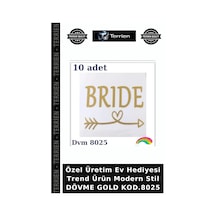 Özel Üretim Ev Hediyesi Trend Ürün Modern Stil Dövme Gold Kod.8025