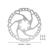 Wake 160mm Wk-rt01/rt525 Tekli Kutulu 6 Vidalı Disc Rotoru