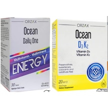Orzax Ocean D3 K2 Damla 20 ML + Daily One Energy 30 Tablet