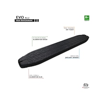 S-dizayn Mercedes Vito W447 Kısa Şase Evo Siyah Yan Basamak 233 Cm 2014 Üzeri A+ Kalite