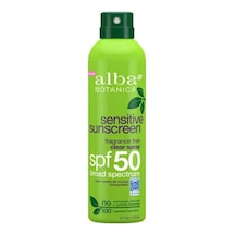 Alba Botanica Sensitive Sunscreen Clear Spray Spf50 148 Ml