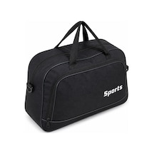 Pololiza Çok Amaçlı Unisex Spor Ve El Valizi / 60 Cm Seyehat Çantası / Asker Çantası / El Çantası Siyah