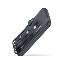 Büro Ev Ofis Cihazları İçin 10000mah 4hub Kablolu Android Ios Uyumlu Hızlı Şarj Powerbank