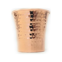 Dede Copper - Cc Serisi 15oz - El Yapımı Süper Ağır İçecek Bardağı Veya Servis Soğuk İçecekler Ve Kokteyl Kupası, İçi Kalay Kaplı Saf Katı Bakır El Yapımı Bardak Dövülmüş