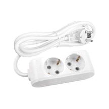 Viko 2 li Priz 3x1,5 mm Uzatma Beyaz 6 MT