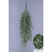 Yapay Çiçek Sitesi Yapay Yuvarlak Yapraklı Okaliptus Peperomya Sarmaşığı 90 Cm Açık Yeşil