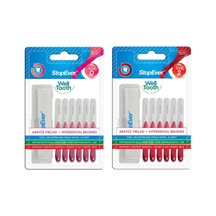 Stopever Arayüz Fırçası Pembe Size O 0.40 Mm Ve Arayüz Fırçası Kırmız Size 2 0.50 Mm