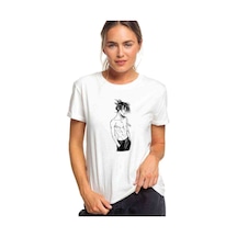 Anime One Punch Man Sonic Baskılı Beyaz Kadın Tshirt (534306407)