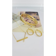 Sones Çelik Takı Setleri Sns50081053 Gümüş - Rose Gold