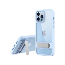 Apple iPhone Uyumlu 13 Pro Kılıf Rolet Stand Kapak - Sierra Blue Bz8683140420604