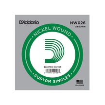 Daddario Nw026 Elektro Ve Akustik Tek Tel, 5li Paket, Re , Nicke