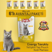 Tavuklu Yetişkin Yaş Kedi Maması 85 G - 6 Adet