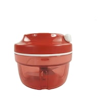 Aubyhe Kırmızı El İle Onion Chopper Abs + Paslanmaz Çelik Bıçaklar Hızlı Doğranma Bebek Yemeği Ve Salata İçin Kolay Temizlenir Diğer