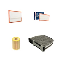 Bosch Filtre Bakım Seti Mercedes E350 Cdı W212 2010-2015 Hava + Yağ F. + Polen Filtre Sardes