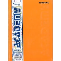 Özkan Defter 160 Yaprak Ciltli 20x28 Sert Kapak Kareli Turuncu