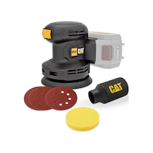 Cat DX42B 18Volt 125MM Profesyonel Devir Ayarlı Eksantrik Zımpara (Akü Dahil Değildir )