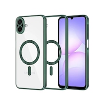 Samsung Galaxy A07 4g Uyumlu Kross Magneticsafe Kapak - Koyu Yeşil