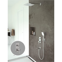 Teska As 2301 Agora Krom Iki Yönlü Ankastre Banyo Bataryası Seti Diğer