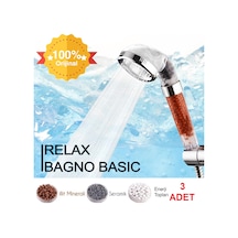Relax Bagno Su Tasarruflu Arıtmalı Duş Başlığı - 3 Adet Diğer