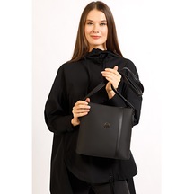 Çapraz Çanta Kadın Th Bags Th-Yk14024 Siyah-Siyah-Std