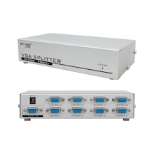 POWERMASTER PM-2553 1920X1440 250 MHZ 8 PORT VGA DAĞITICI SPLITTER