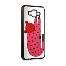 Newface Samsung Galaxy J7 Kılıf Mirror Desenli Kapak - Mirror - 12