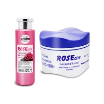 Rose City Gül Suyu 200 ML + Aloe Vera & Vitamin E İçerikli Lavanta Kremi 275 ML