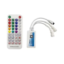 Sp611e Sese Ve Müziğe Duyarlı Argb Pixel Magic Ir Kontrol 5-24v Çift Çıkışlı