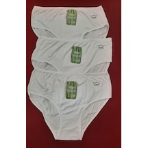 Özten Kadın Bamboo Bato Külot Paket Içeriği 3 Adet Beyaz