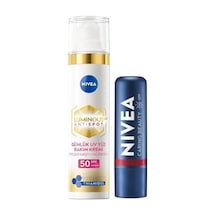Luminous630 Thiamidol Etkili Leke Karşıtı Gündüz Yüz Kremi 40ml Ve Kırmızı Renkli Nemlendirici Dudak Bakım Kremi 4,8gr