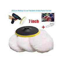 Zhltools Matkap Ucuna Takılabilir Otomobil Pasta Cila Seti