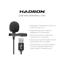 Mikrofon Yaka Usb Hadron Hd-569