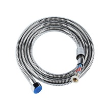 Premium Kalite 150 Cm Çelik Örgülü Krom Kaplama Duş Hortumu Duş Spirali G 1/2" Gri Krom Kaplama Diğer