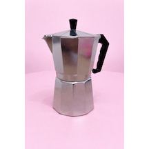Retro Moka Pot 6 Cup Ev Ofis Ve Kamp Kahve Çekirdeği Demliği