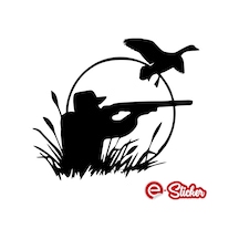 Avcı Hunter Oto Sticker Araba Cam Sticker (454014481)