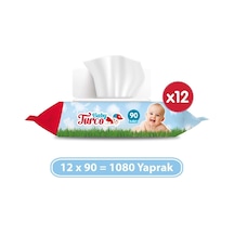 Baby Turco Klasik 12X90 Bebek Islak Havlu Mendil
