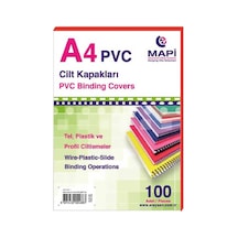 Cilt Kapağı Plastik Opak A4 160 Mıc Kırmızı 2040203