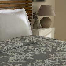 Home Avery Müslin Çift Kişilik Tek Pike Gri Açik Gri