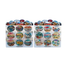 Magicool İstanbul Temalı Silikon Buzdolapı Süsü Magnet 9'lu Set