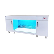 Kanki Pet Yan Sumplı Beyaz Tv Ünitesi Akvaryum 160 CM