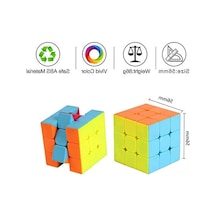 Neon Renkli Zeka Sabır Küpü - 3x3x3